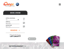 Tablet Screenshot of osagecasino.com
